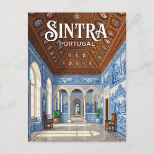 Cartão Postal Palácio Nacional de Sintra Portugal
