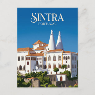 Cartão Postal Palácio Nacional de Sintra Portugal