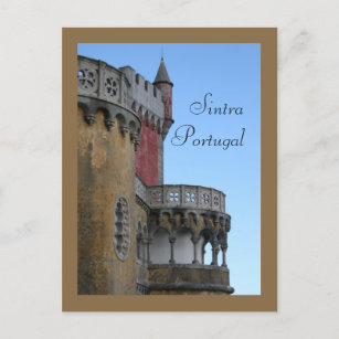 Cartão Postal Palácio Pena em Sintra Portugal