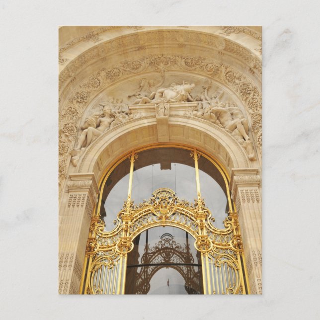 Cartão Postal Palácio Petit, Paris (Frente)