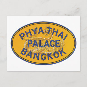 Cartão Postal Palácio Phya Thai Banguecoque
