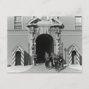Cartão Postal Palácio principesco do principado de Mônaco antigo