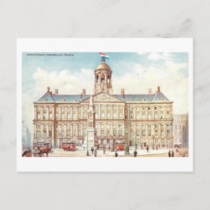 Cartão Postal Palácio Real Antigo, Amsterdã