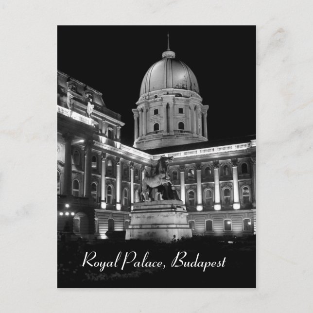 Cartão Postal Palácio Real - Budapeste (Frente)