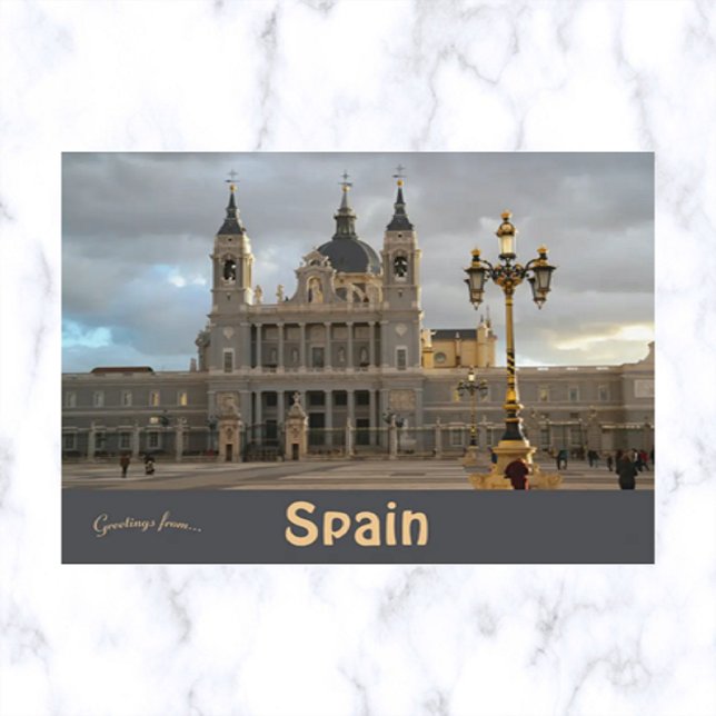 Cartão Postal Palácio Real de Madrid na Espanha de Madrid (Criador carregado)