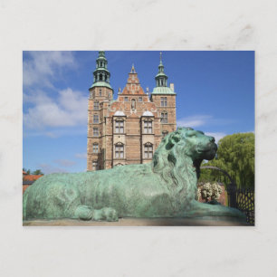Cartão Postal Palácio Rosenborg, Copenhague, Dinamarca