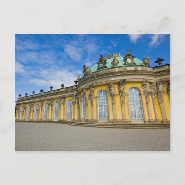 Cartão Postal Palácio Sanssouci (Frente)