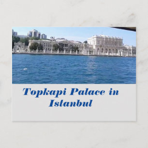 Cartão Postal Palácio Topkapi em Istambul, Turquia