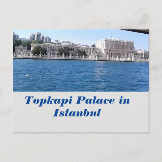 Cartão Postal Palácio Topkapi em Istambul, Turquia