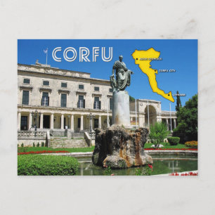 Cartão Postal Palaia Anaktora, Corfu, Grécia