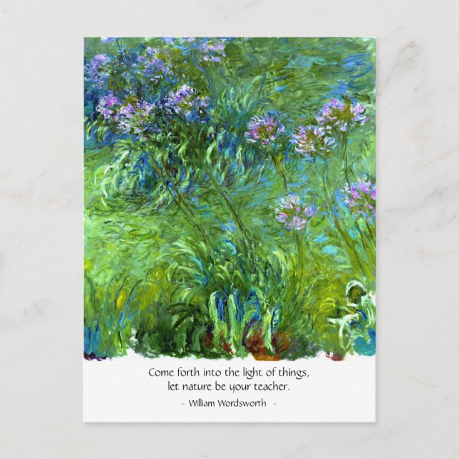 Cartão Postal Palavra: Surgir à luz das coisas (Frente)