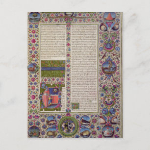 Cartão Postal Palavras de abertura do Levítico