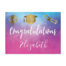 Palavras de boné de formatura do Partido Rosa de C