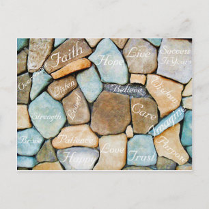 Cartão Postal Palavras de encorajamento, Palavras de Esperança