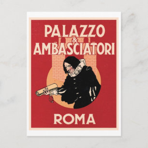 Cartão Postal Palazzo & Ambasciatori Roma