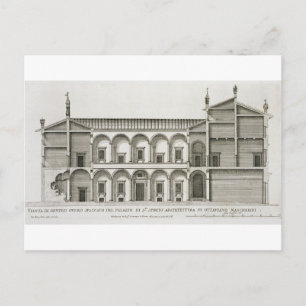 Cartão Postal Palazzo di Santo Spirito, de "Palazzi di Roma",