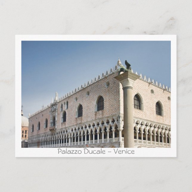 Cartão Postal Palazzo Ducale (Frente)