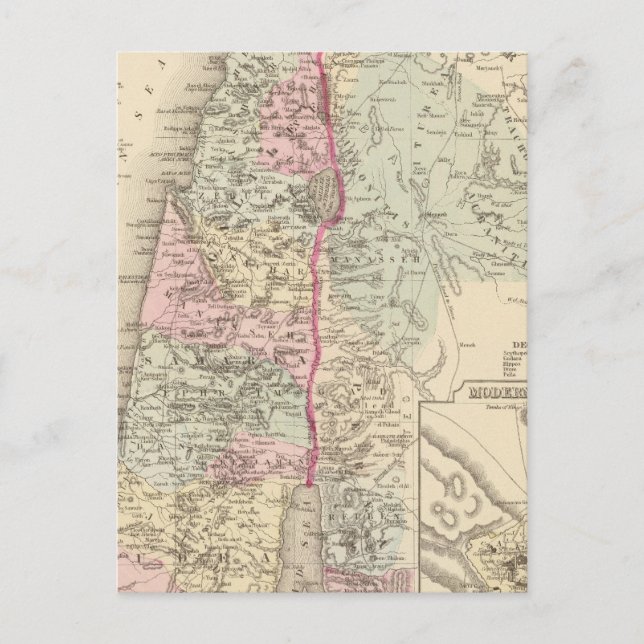 Cartão Postal Palestina, Jerusalém (Frente)