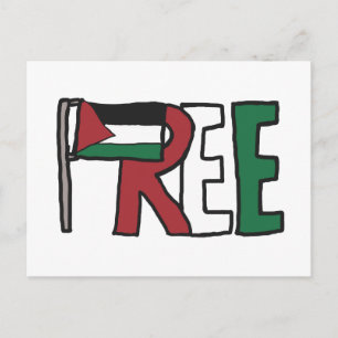 Cartão Postal Palestina livre