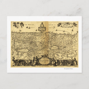 Cartão Postal PalestinaMapa PanorâmicoPalestina