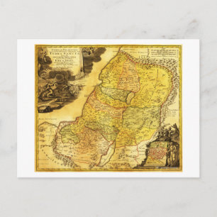 Cartão Postal PalestinaMapaPanorâmicoPalestina 2