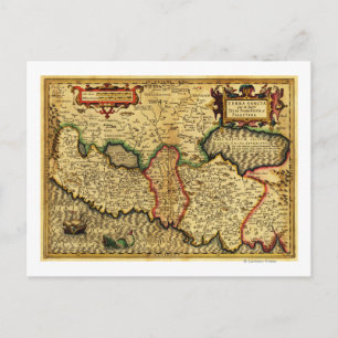 Cartão Postal PalestinaMapaPanorâmicoPalestina 5