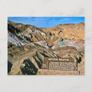 Cartão Postal Paleta de Artista