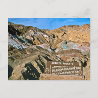 Cartão Postal Paleta de Artista