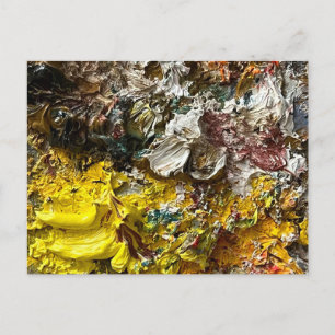 Cartão Postal Paleta de artista #1