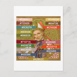 Cartão Postal Paleta de Cores para St. Alphonsus Liguori (SNV 02