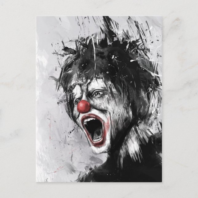 Cartão Postal palhaço (Frente)
