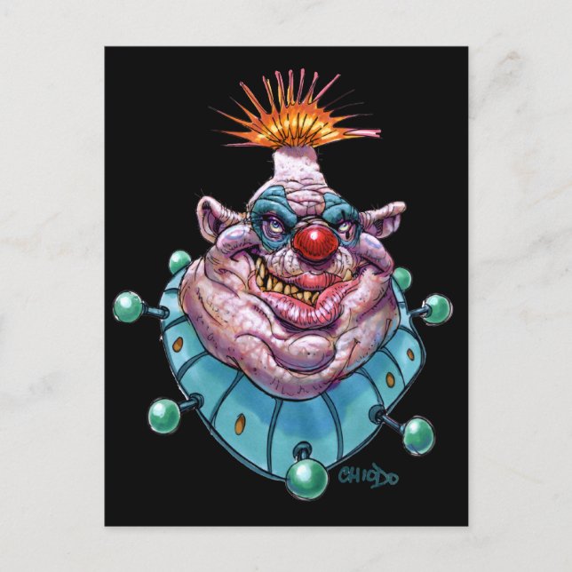 Cartão Postal Palhaço (Frente)