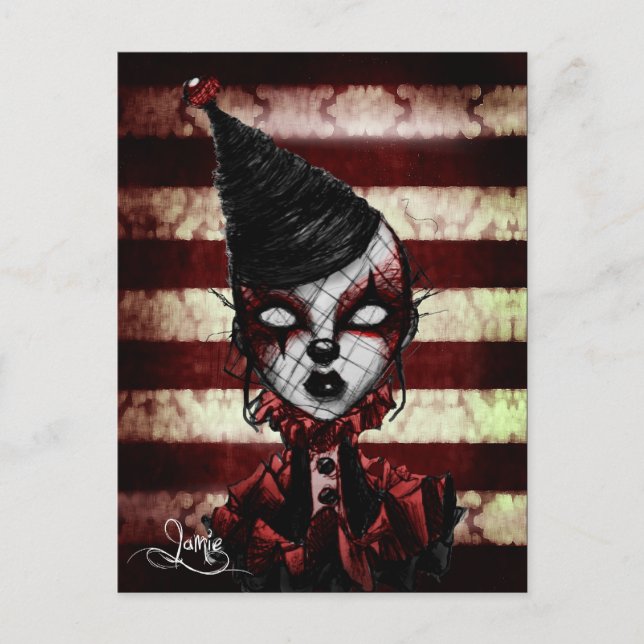 Cartão Postal Palhaço de Sangue (Frente)