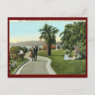 Cartão Postal Palisades, Papais noeis Monica Vintage