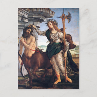 Cartão Postal Pallas e o Centauro, Sandro Botticelli
