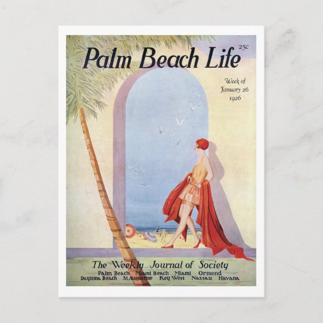 Cartão postal Palm Beach Life nº 18 (Frente)