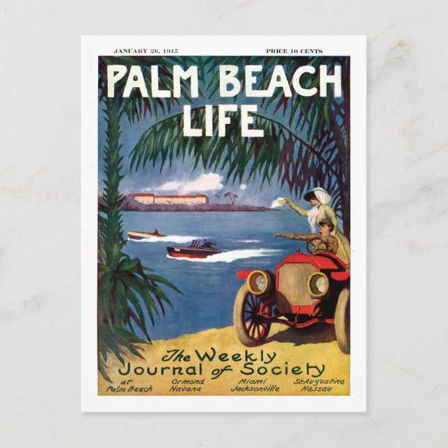 Cartão postal Palm Beach Life nº 19 (Frente)