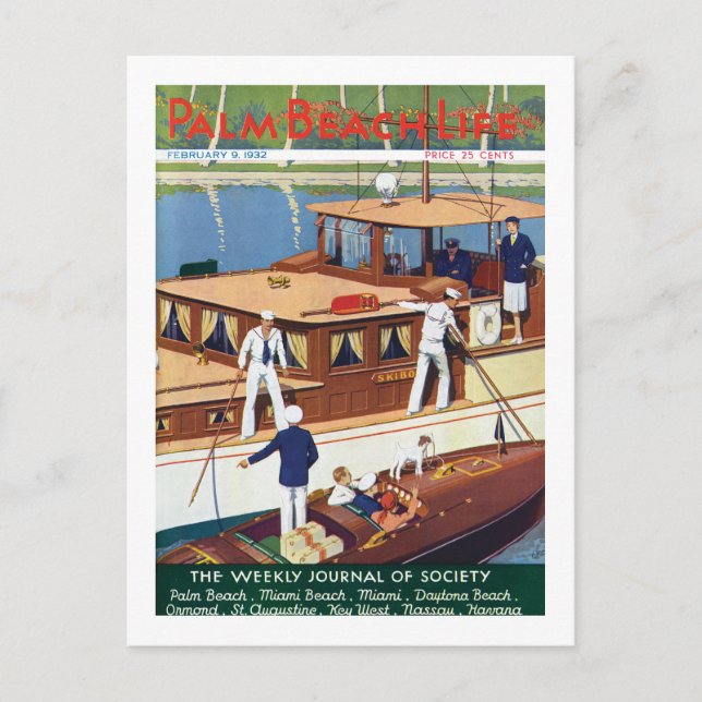 Cartão postal Palm Beach Life nº 6 (Frente)