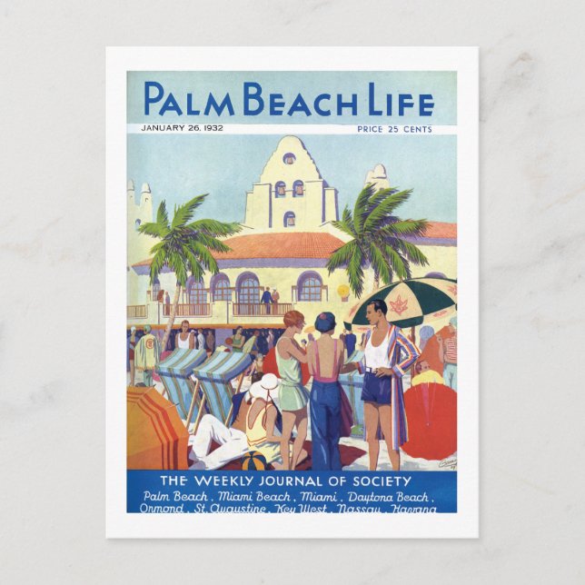 Cartão postal Palm Beach Life nº 8 (Frente)