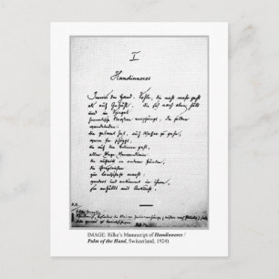 CARTÃO POSTAL PALMA DA MÃO