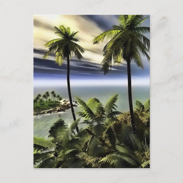 Cartão Postal palmeira (Frente)