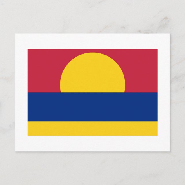 Cartão Postal Palmyra Atoll Flag (Frente)