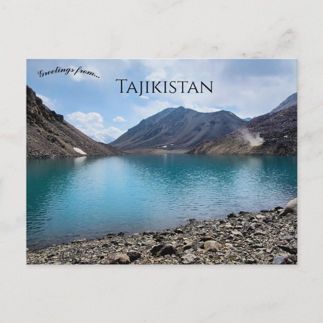 Cartão Postal Pamir Mountains in Tajikistan (Frente)