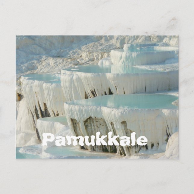 Cartão Postal Pamukkale, Turquia (Frente)