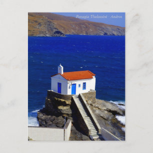 Cartão Postal Panagia Thalassini - Andros