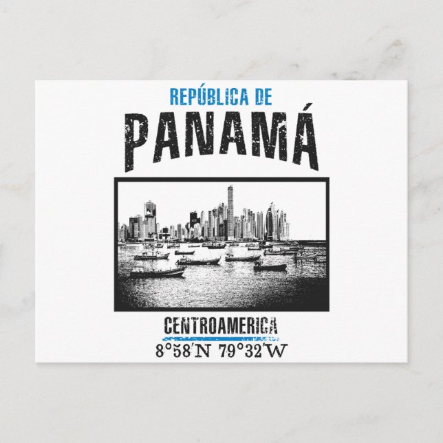 Cartão Postal Panamá (Frente)