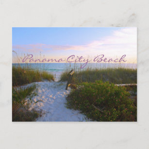 Cartão Postal Panamá City Beach Florida Sunset Beach Walkway