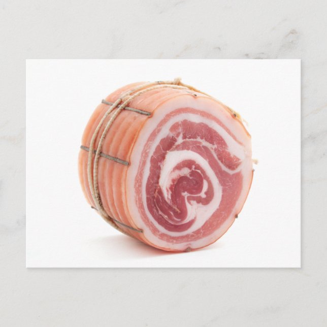 Cartão Postal Pancetta piacentina (Frente)