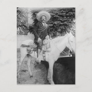 Cartão Postal Pancho Villa Mexicano Revolucionário Geral