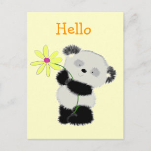 Cartão Postal panda